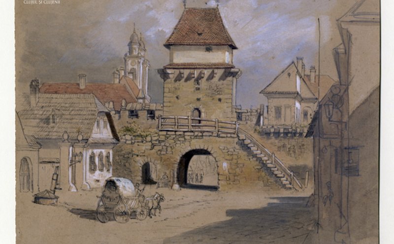 Clujul, în picturile faimosului Melka, școlit la Viena