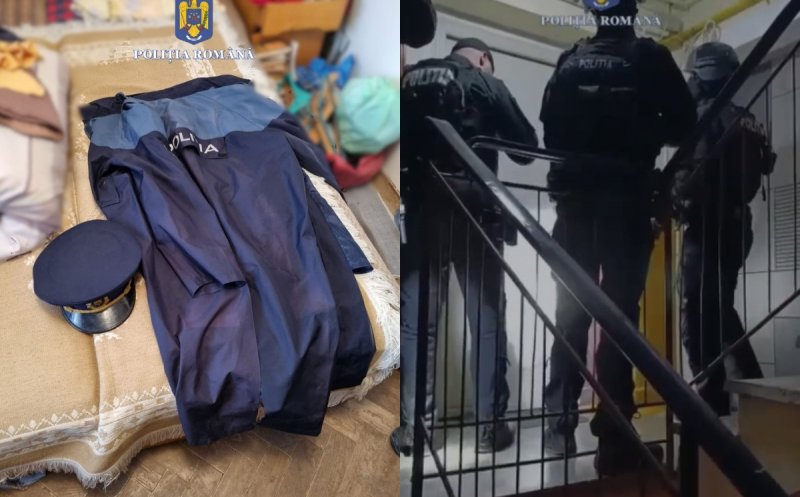 Un bărbat din Cluj s-a îmbrăcat în polițist și a jefuit un trecător. Prejudiciu de peste 22.000 de lei