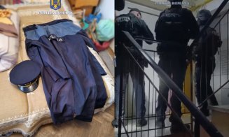 Un bărbat din Cluj s-a îmbrăcat în polițist și a jefuit un trecător. Prejudiciu de peste 22.000 de lei