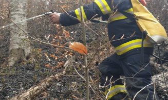 O țigară aruncată în zona forestieră uscată a fost destul pentru a pârjoli 30 de hectare de pădure / 5 zile de intervenţie, inclusiv cu elicoptere Bla