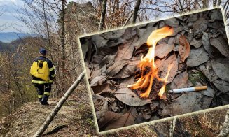 O țigară aruncată în zona forestieră uscată a fost destul pentru a pârjoli 30 de hectare de pădure / 5 zile de intervenţie, inclusiv cu elicoptere Black Hawk