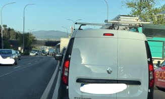 Accident rutier la ieșire din Cluj-Napoca spre Florești