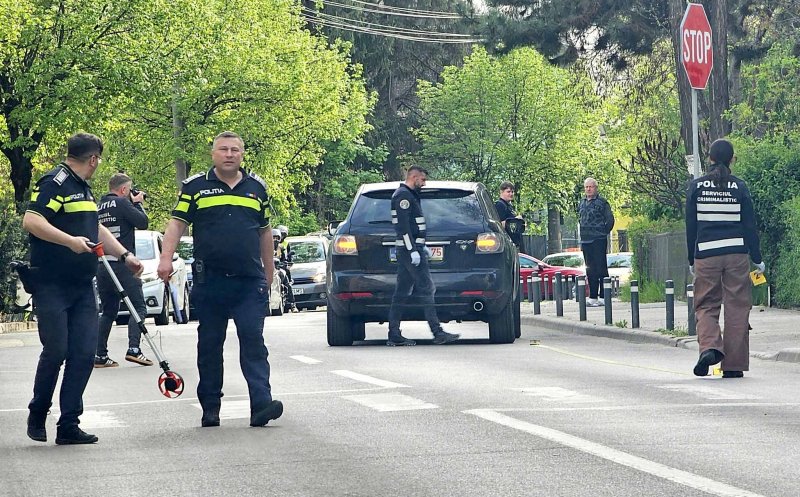 Pieton lovit pe trecere în Cluj-Napoca / Serviciul Criminalistic, la măsurători