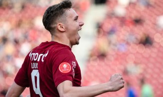Louis Munteanu, declarații despre meciul cu Farul / Hagi a spus că atacantul CFR-ului e ”născut să dea goluri”