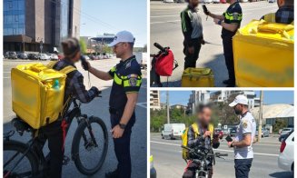 Pietoni și bicicliști, în vizorul poliției: Amenzi pe bandă rulantă în Cluj