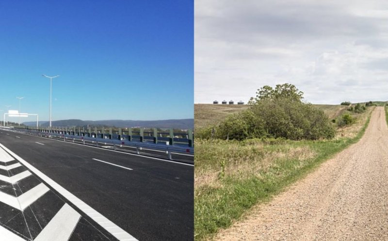 La câți kilometri de autostrăzi a ajuns România/ Un sfert din drumurile țării, pietruite şi de pământ