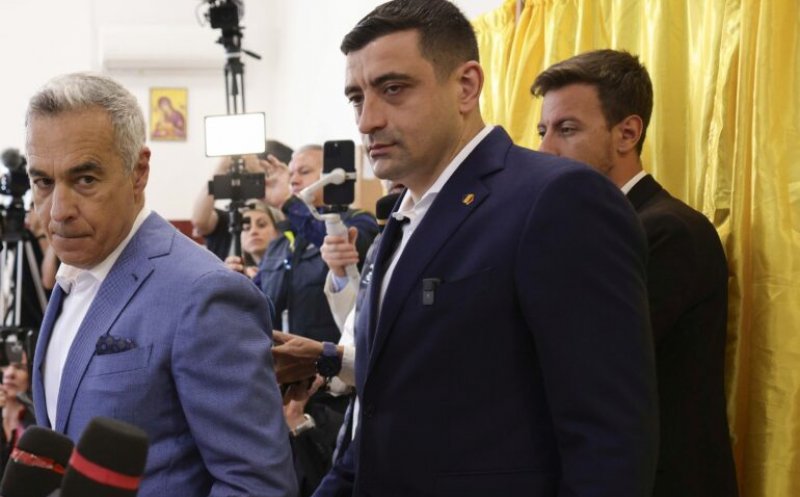 George Simion a votat împreună cu Călin Georgescu. Ce au declarat cei doi