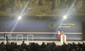 Rectorul UMF Cluj, Anca Buzoianu, la lansarea Choose Europe for Science de la Paris, la invitația președintelui Emmanuel Macron