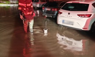 Dezastru în Floreşti după furtuna de noaptea trecută / Zeci de intervenţii pentru evacuarea apei / Solicitări în dinamică