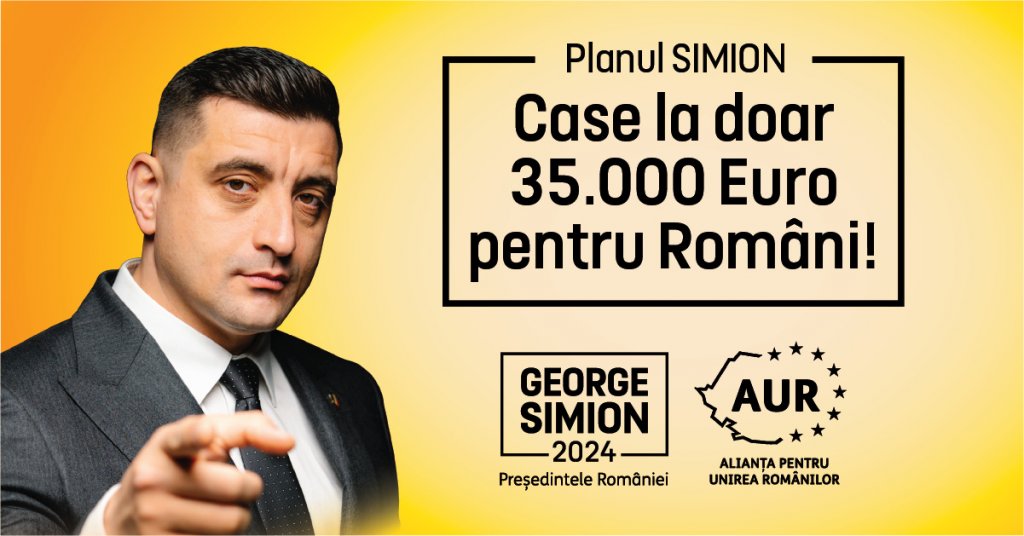 George Simion, despre celebrele case la 35.000 de euro. A fost doar o strategie de marketing: ''Nu le-am făcut vreo propunere că le dau casă''