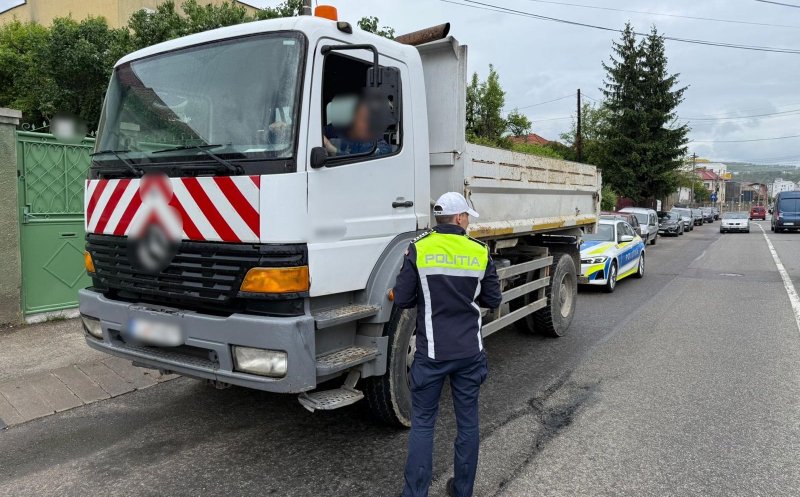 Amenzi pe bandă rulantă în Cluj: Peste 30.000 de lei aplicate în urma controalelor „TRUCK&BUS”