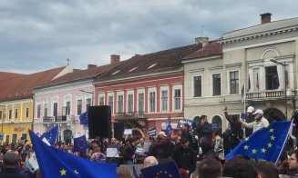 Mii de clujeni la Marșul pentru Europa: '' viitorul nostru e Europa”