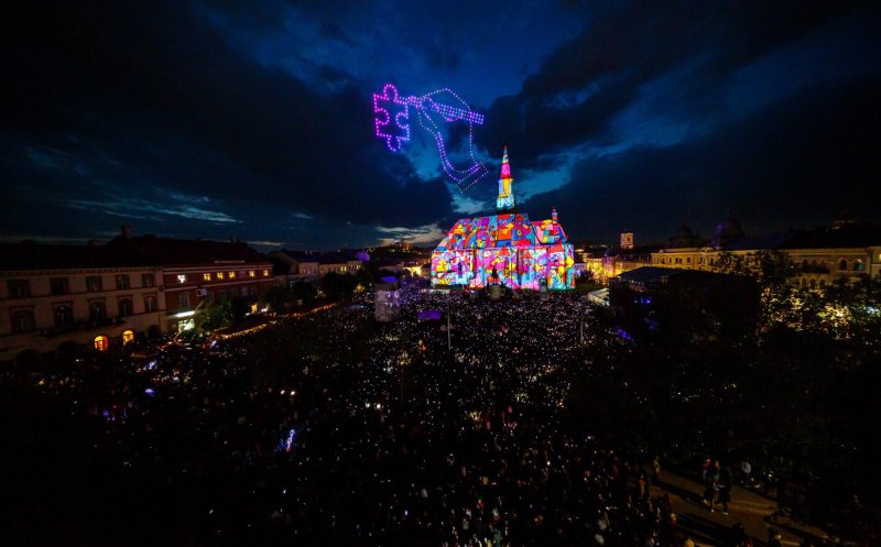 Zilele Clujului 2025! Concerte Delia și Subcarpați. Spectacol de drone, lumini și videomapping