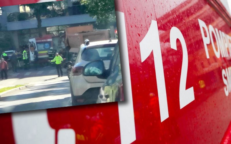 Pieton accidentat pe strada Liviu Rebreanu din Cluj-Napoca / "Era pe trecere!", "E blocat tot pe acolo. Nu mergeţi!"