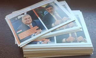 Pliante cu George Simion și Viktor Orban, distribuite în Ardeal. Și la Cluj!