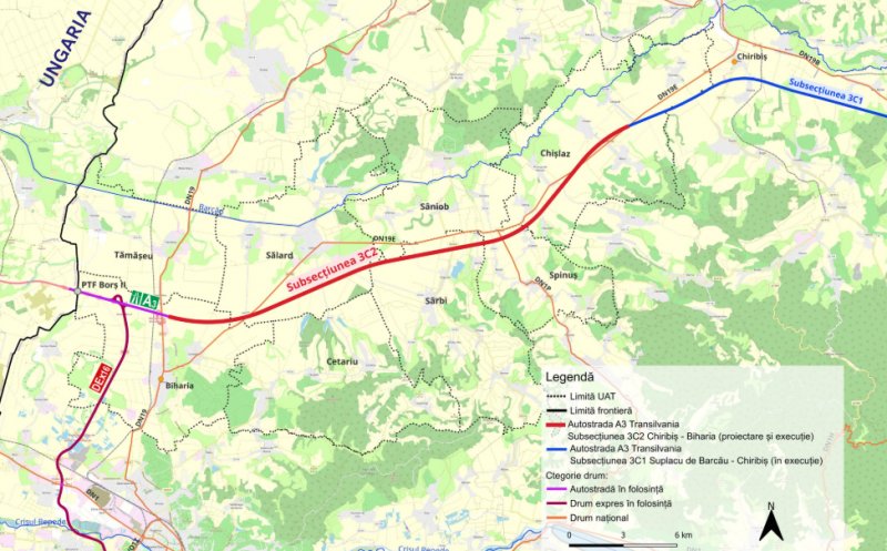 Undă verde pentru începerea lucrărilor pe A3 Chiribiș – Biharia! Când va fi gata lotul care face legătura cu Ungaria