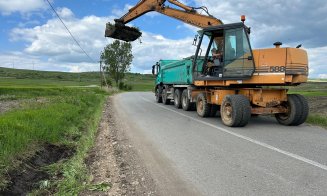 Reparații pe un important drum județean din Cluj. Ce lucrări se fac