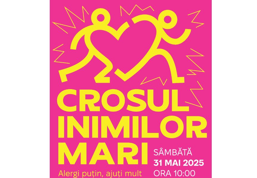 Crosul Inimilor Mari revine la Cluj-Napoca: Alergi și ajuți la finalizarea construirii primului Centru de Îngrijiri Paliative Pediatrice din România