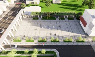 Cum va arăta centrul Floreștiului. Piațetă modernă, stație de bus nouă, parcare supraterană