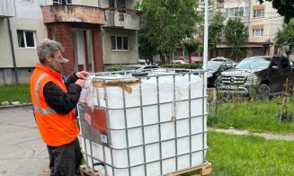 Zeci de rezervoare cu apă menajeră amplasate în Dej. 3 zile FĂRĂ APĂ în oraş