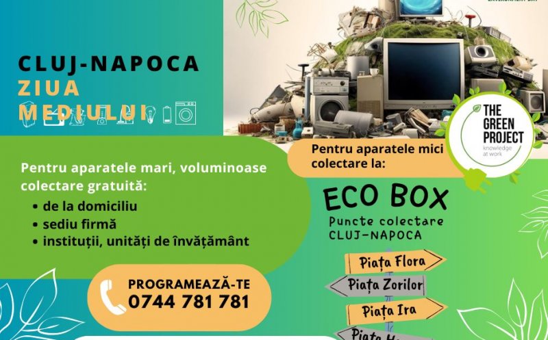 Reciclează echipamentele electrice și electronice! Participă la campania de colectare a deșeurilor DEEE