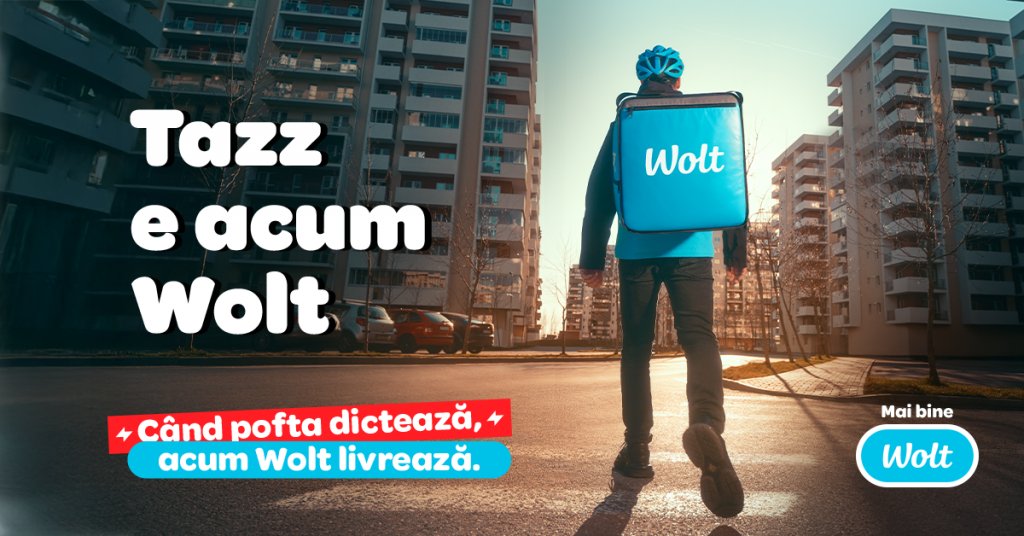 Clujenii pot comanda de acum pe Wolt