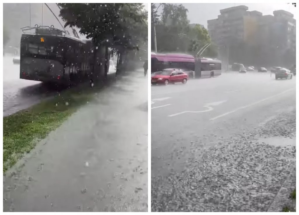 Cluj-Napoca, sub ape după o rupere de nori