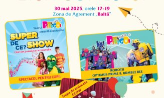 Teatru de păpuși, magie și spectacole, la un eveniment dedicat copiilor din Dej