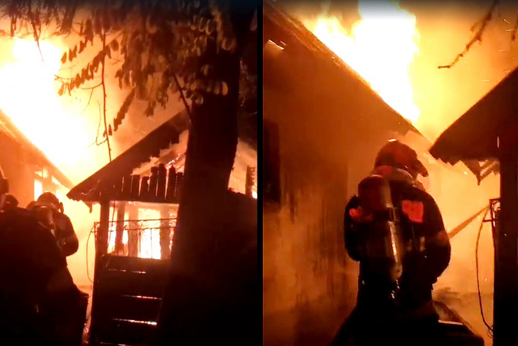 INCENDIU în judeţul Cluj: Gospodărie distrusă de foc / Cum au reuşit clujenii să îşi aprindă casa