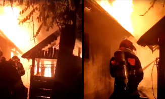 INCENDIU în judeţul Cluj: Gospodărie distrusă de foc / Cum au reuşit clujenii să îşi aprindă casa