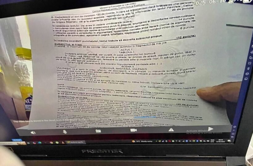 Suspiciuni la Cluj: subiectele primite la BAC la Română ar fi ajuns pe net, "scăpate" dintr-un centru de examen din județ