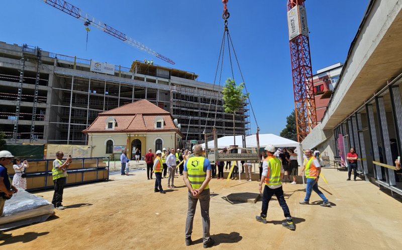 Lucrările avansează la Institutul de Cercetare în Inteligența Artificială din Cluj-Napoca. Construcția structurii de rezistență, finalizată