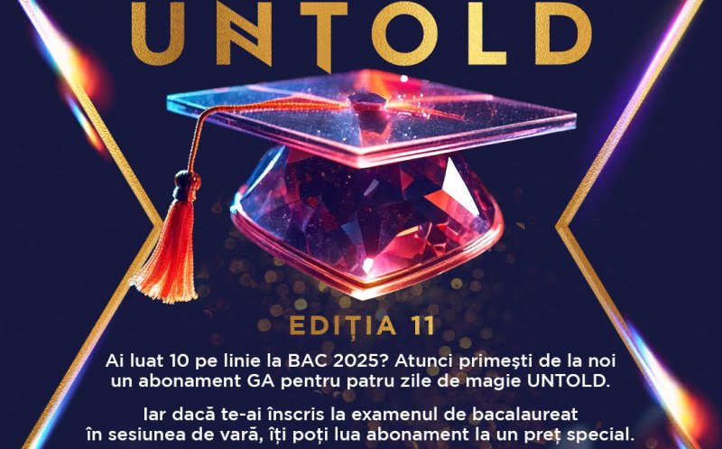 Creatorii UNTOLD îi susțin pe elevii de 10 ai României prin campania “BAC de 10”, cea mai longevivă inițiativă de încurajare a performanței prin educație