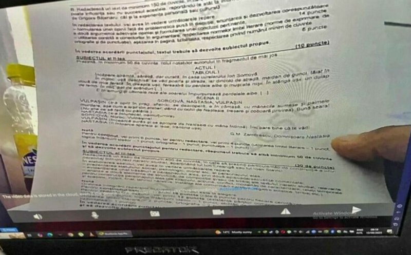 Ce a pățit tânărul din Cluj care a „scurs” subiectele de BAC la Limba Română. Avea o cameră ascunsă