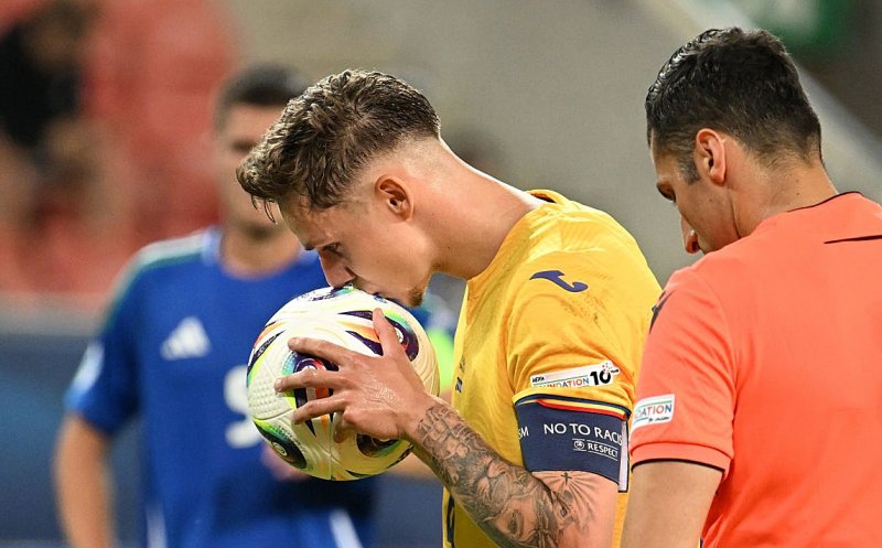 Vedeta CFR-ului, Louis Munteanu, penalty ratat la Naţionala U21 / Statistică îngrijorătoare pentru un atacant