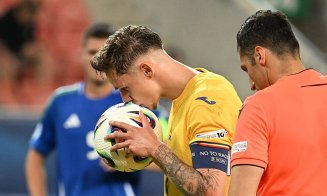 Vedeta CFR-ului, Louis Munteanu, penalty ratat la Naţionala U21 / Statistică îngrijorătoare pentru un atacant