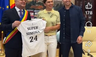 Simona Halep, la Primăria Cluj-Napoca. Ce a vorbit cu primarul Boc