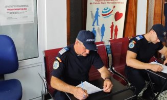 Acțiune impresionantă la Cluj! Polițiști, pompieri, jandarmi și angajați de la STS au donat sânge