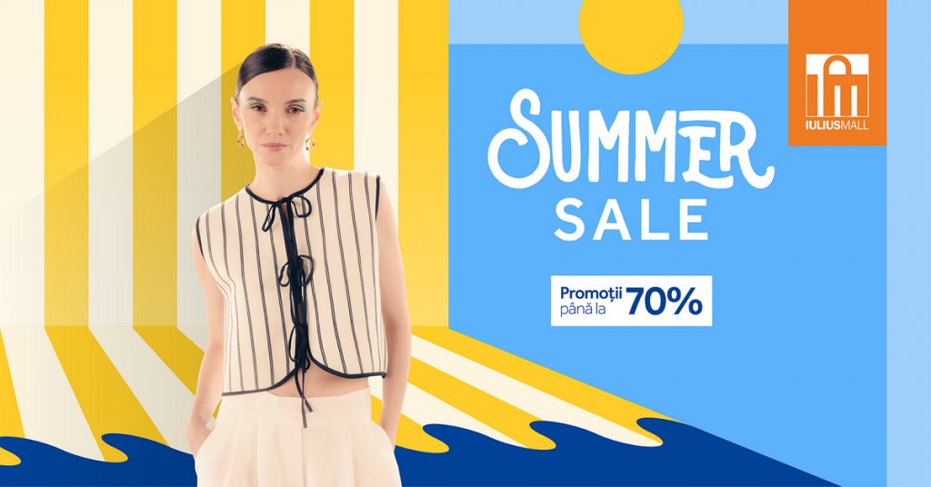 Au început reducerile de vară în Iulius Mall Cluj! Promoții de până la 70% în magazinele tale favorite