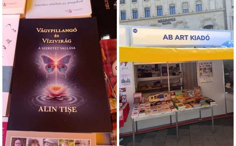 Cartea lui Alin Tișe, tradusă în limba maghiară, prezentă la prestigiosul târg de carte din Budapesta