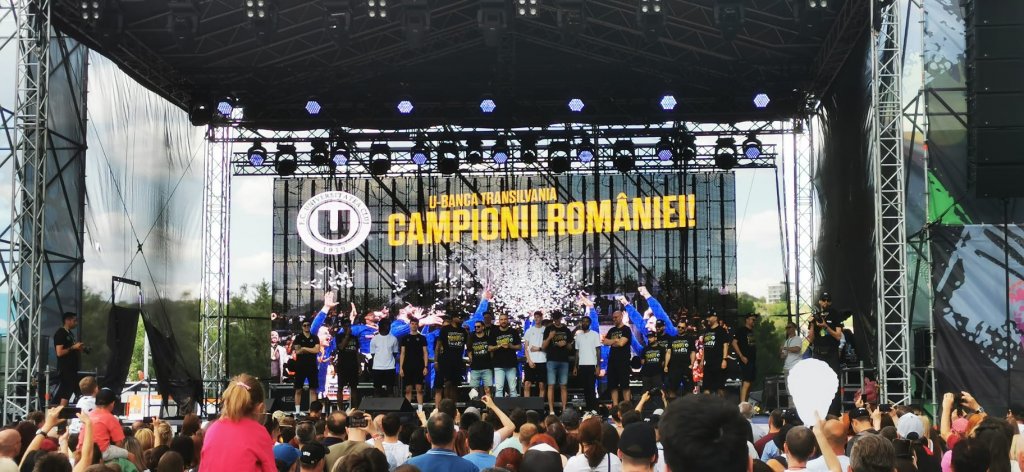 U-BT a prezentat titlul câștigat la Oradea, în fața fanilor de la Sports Festival 2025