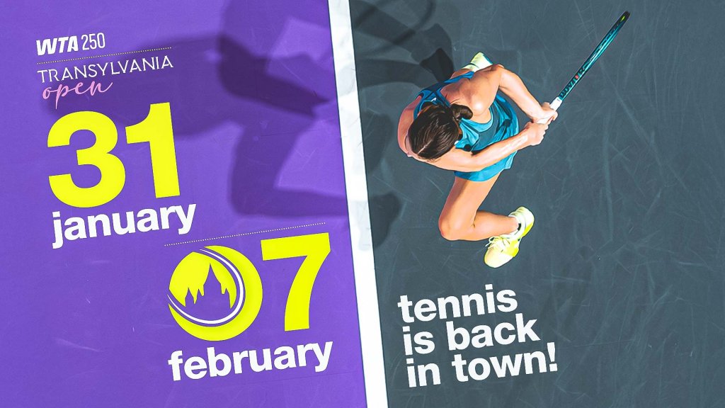Transylvania Open WTA 250 revine în 2026 pe BTarena din Cluj-Napoca
