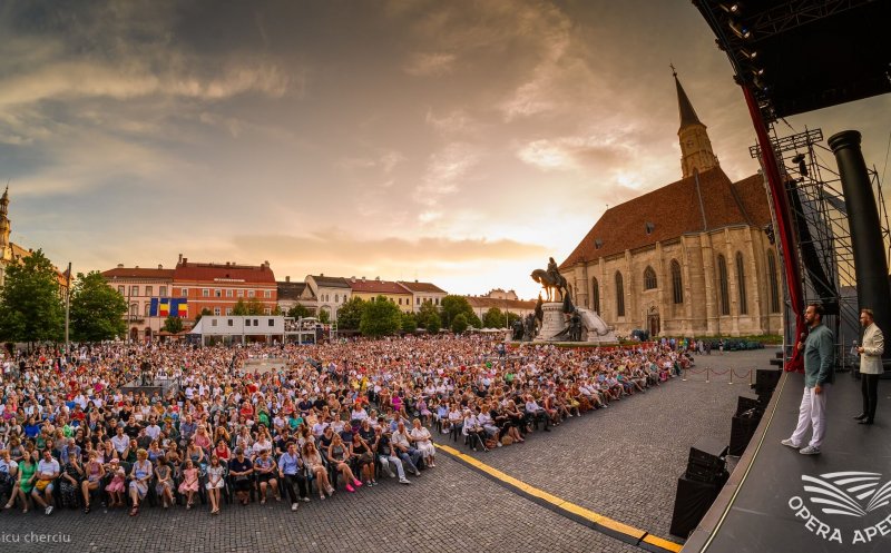 Opera Aperta 2025: Clujul devine scenă în aer liber pentru operă, tango, jazz și muzică de cameră la miezul nopții