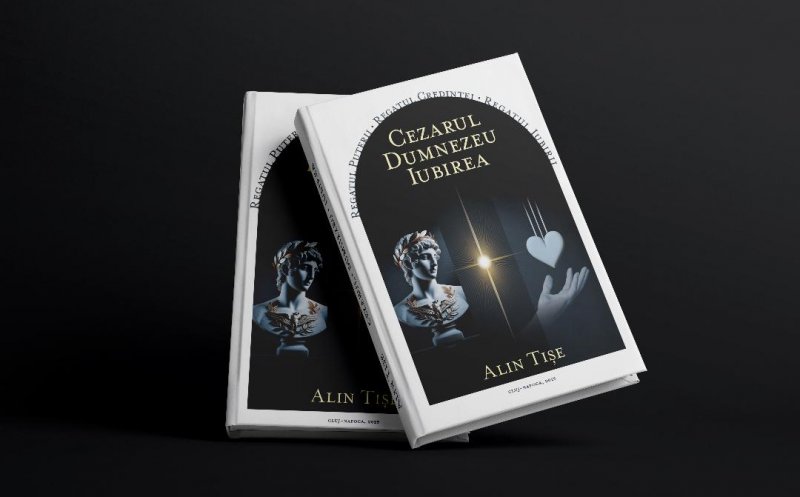 Alin Tișe își lansează cea de-a treia carte: „Cezarul, Dumnezeu, Iubirea”