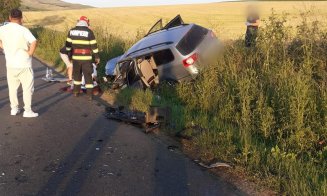 Accident GRAV în Cluj: Șase răniți, printre care doi copii. Elicopterul SMURD a intervenit