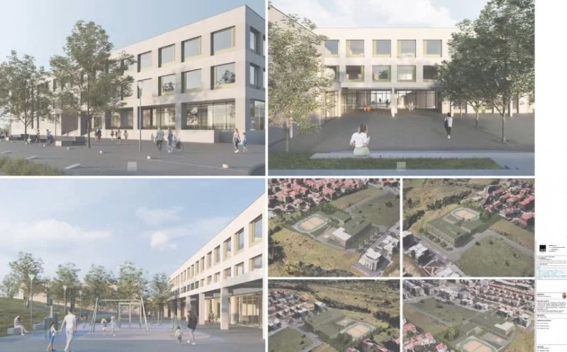 Școala din Bună Ziua. PUZ în conultare publică, constructorul desemnat peste o lună