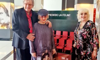 IMAGINI de colecţie cu o revedere emoţionantă la Festivalul TIFF de la Cluj: Corina Chiriac şi Florin Piersic / "Ne ştim cu bucurie de 60 de ani&