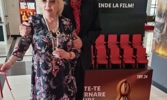 IMAGINI de colecţie cu o revedere emoţionantă la Festivalul TIFF de la Cluj: Corina Chiriac şi Florin Piersic / "Ne ştim cu bucurie de 60 de ani&