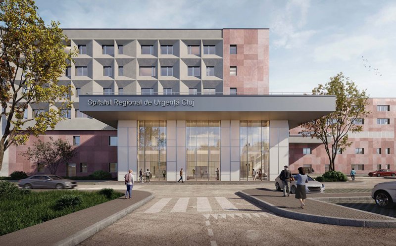 Spitalul regional. La Cluj  va fi cunoscut constructorul la finalul lunii iulie
