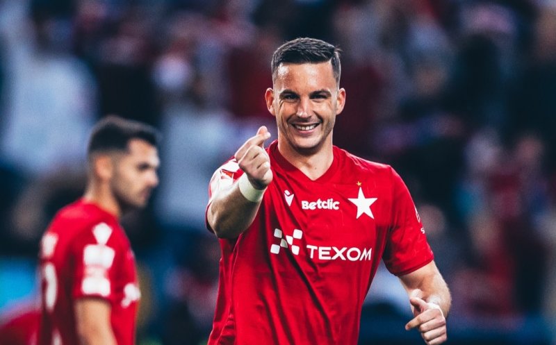 Crește concurența pentru Louis Munteanu. CFR Cluj a pus ochii pe un atacant trecut pe la Barcelona